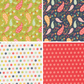 Raspberry Summer | Mini Charm Pack