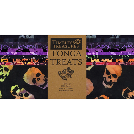 Tonga Treats Batiks | 10" Squares Haunted