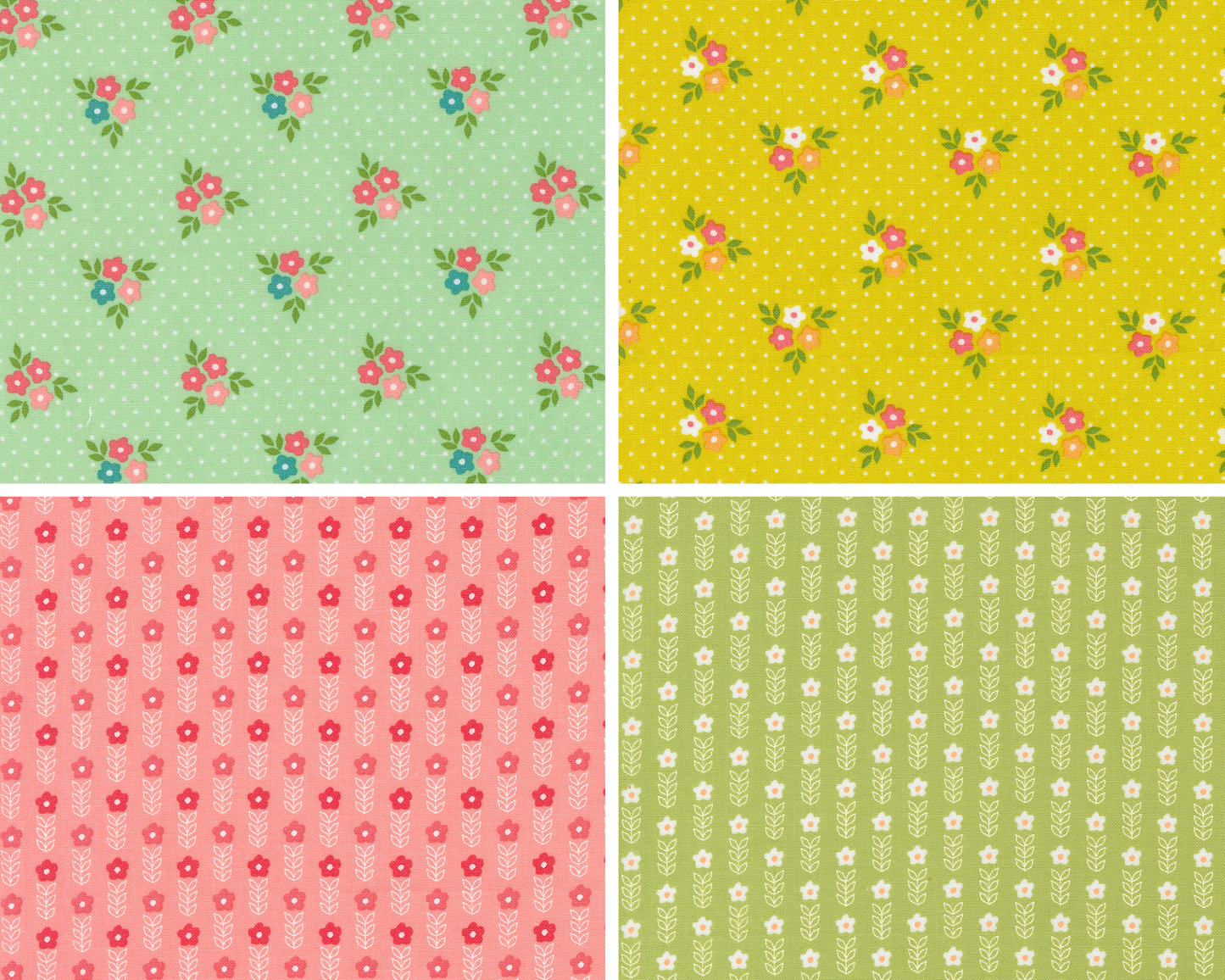 Hearts at Home II Quilt Kit Featuring Strawberry Lemonade