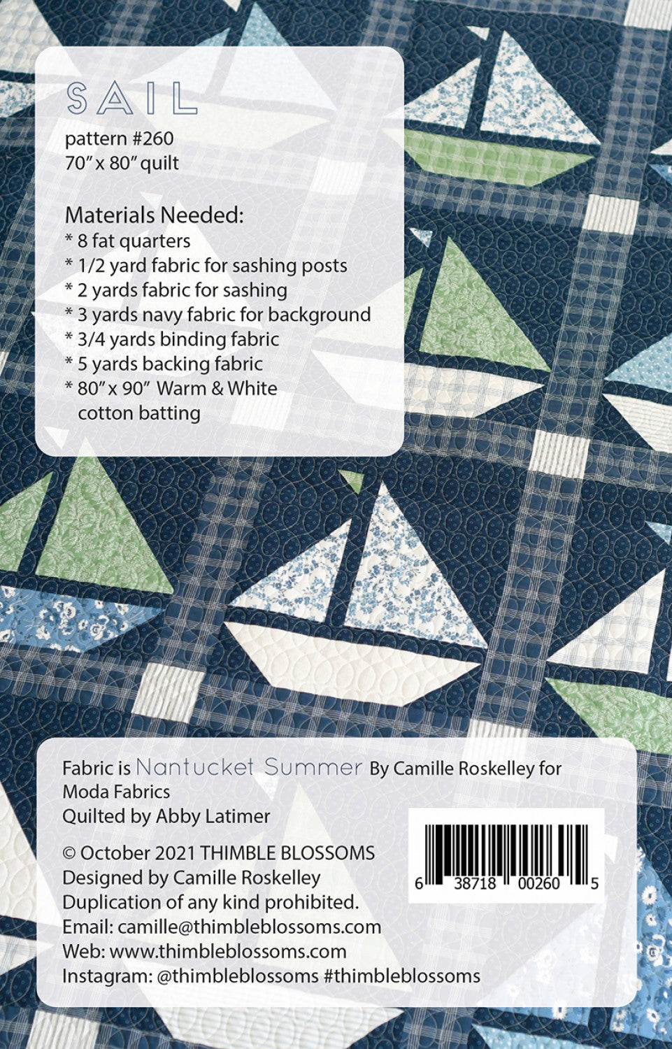 Sail | Thimble Blossoms