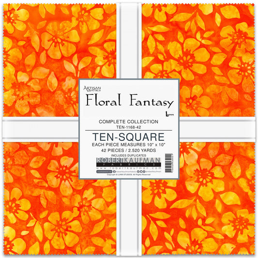 Artisan Batiks: Floral Fantasy | 10" Squares