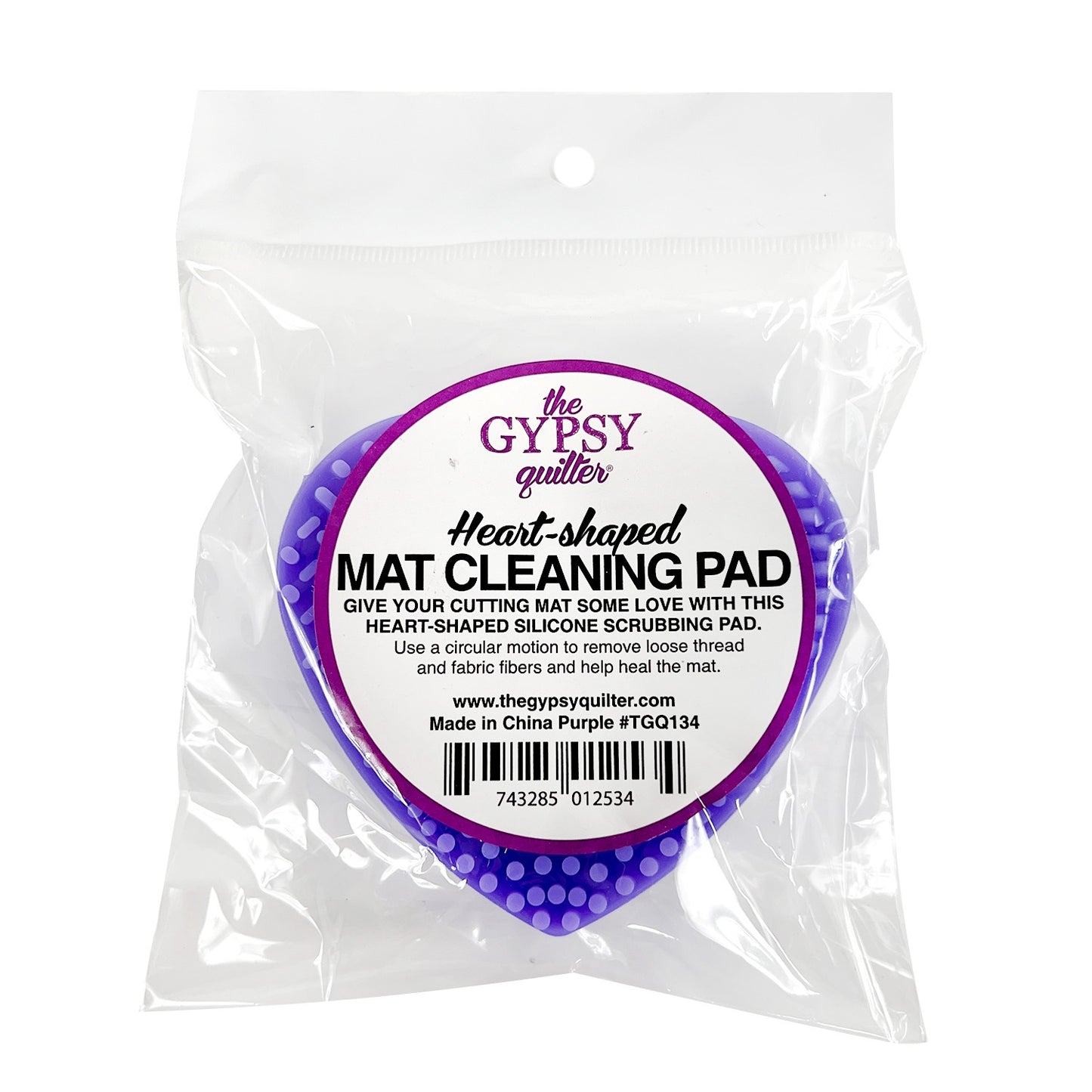 Heart Shaped Mat Cleaning Pad | The Gypsy Quilter