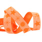Tula Pink Fairy Flakes Ribbon 7/8" Lunar Orange. Sold by the Yard