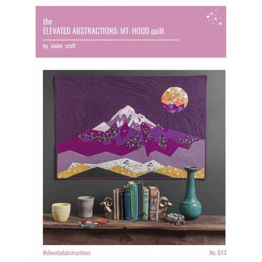 Elevated Abstractions - Mt Hood | Violet Craft