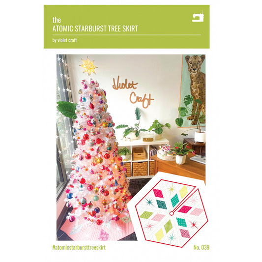 The Atomic Starburst Tree Skirt | Violet Craft