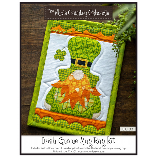 Irish Gnome Mug Rug Kit | The Whole Country Caboodle