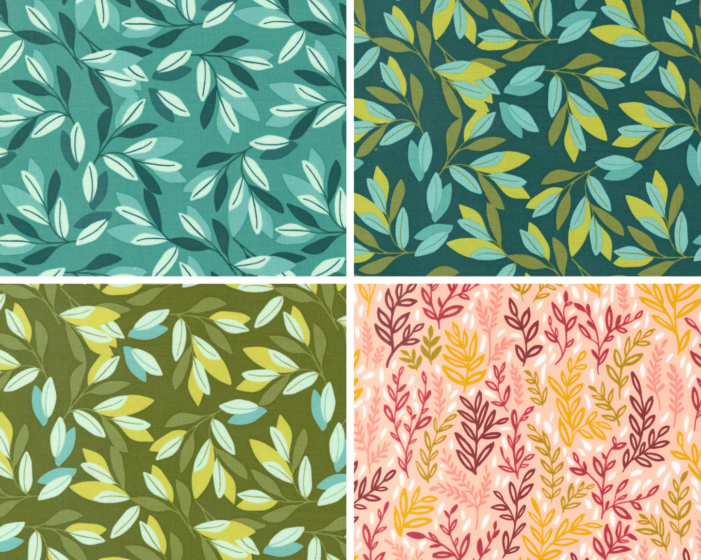 Climbing Vines Boxed Quilt Kit Featuring Willow