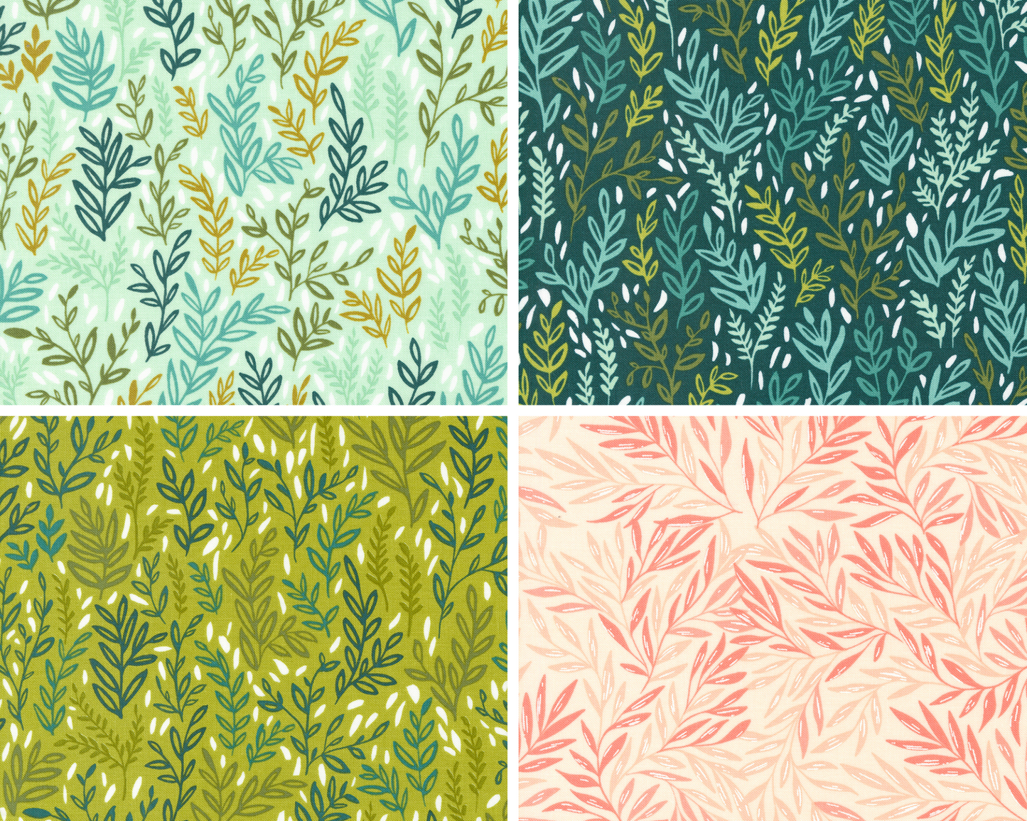 Climbing Vines Boxed Quilt Kit Featuring Willow