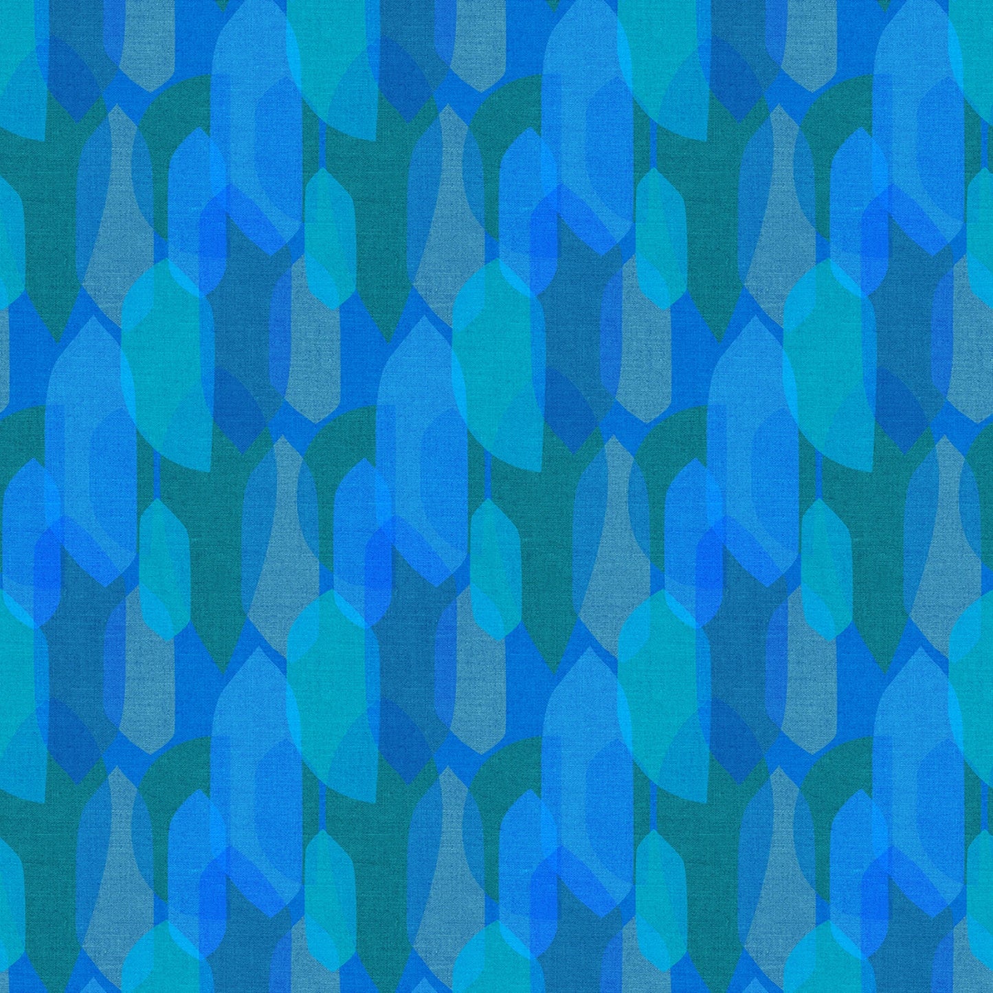 
This vibrant fabric features a dynamic pattern of overlapping geometric shapes in various shades of blue, creating a sense of depth and movement. The design is both modern and eye-catching, making it ideal for projects that require a bold statement. Made from high-quality 100% cotton, this fabric offers a soft texture and excellent breathability, perfect for both fashion and home decor applications.