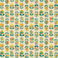 
This fabric features a charming design of teal digital flowers set against a soft cream background. The pattern showcases a variety of stylized flowers in shades of green, yellow, and orange, arranged in a repeating grid. Each flower is intricately detailed with geometric shapes, giving the fabric a modern yet whimsical feel. Ideal for quilting, apparel, or home decor projects, this 100% cotton fabric offers both durability and a delightful aesthetic.
