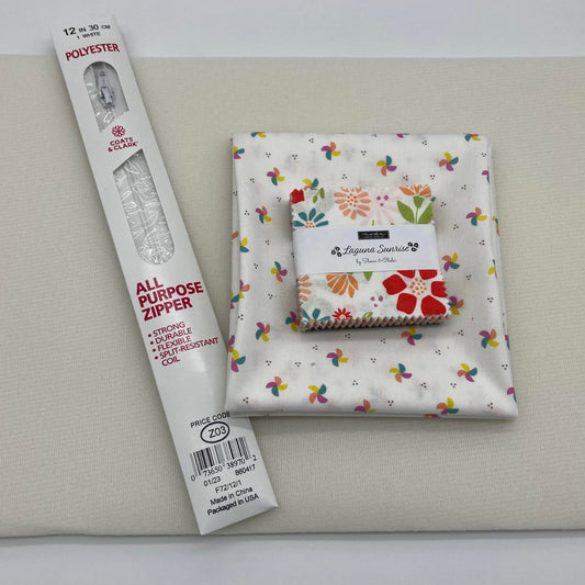 Candy Cutie Pouch Fabric Kit | Laguna Sunrise