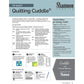 A tip sheet for working with Shannon and Moda's quilting cuddle.