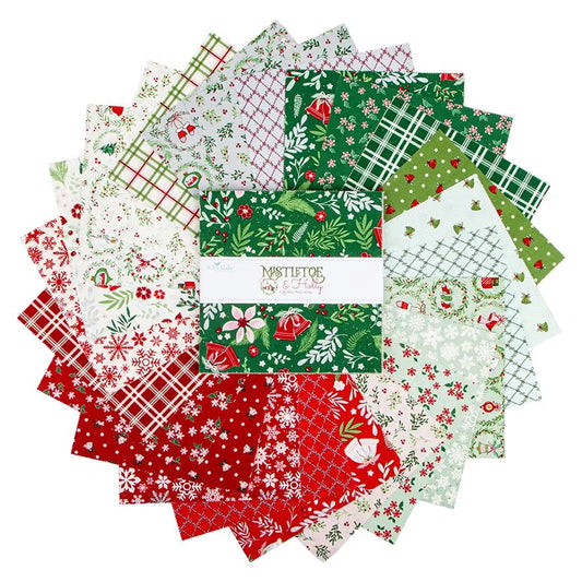 Mistletoe and Holly | 10" Stacker