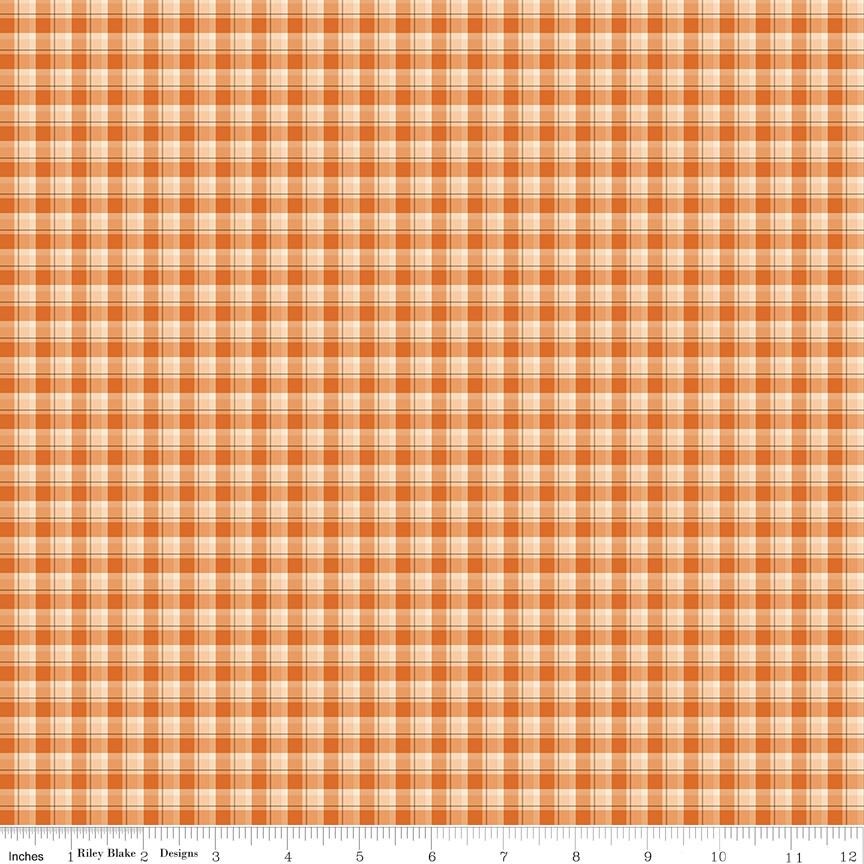 Awe of Autumn | Plaid Orange