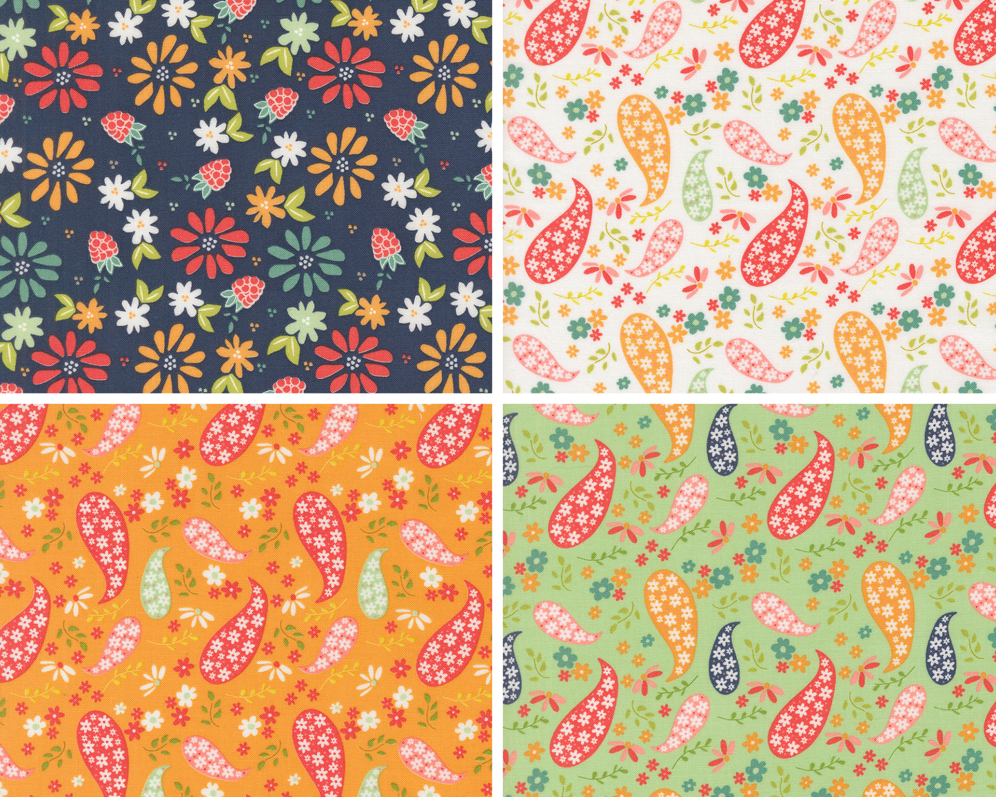 Raspberry Summer | Mini Charm Pack