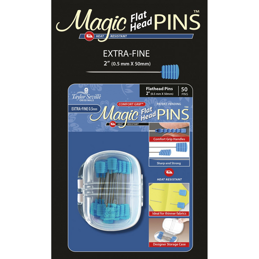 Magic Pins Flat Head Extra Fine 50pc