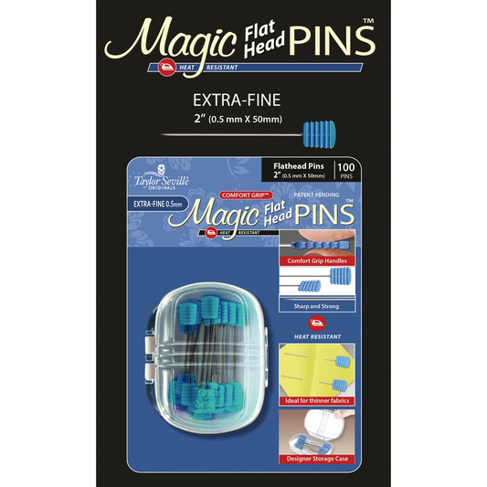 Magic Pins Flat Head Extra Fine 100pc