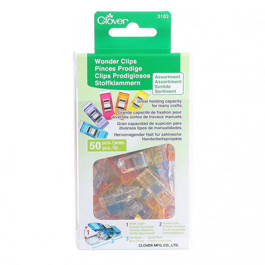 Wonder Clips Assorted Colors | 50 Piece