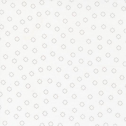 Simply Delightful | Off White Daisy Dots