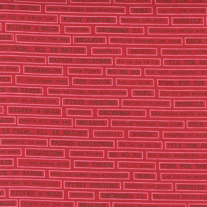Christmas Morning | Cranberry Fa La La Blender Text Tonal