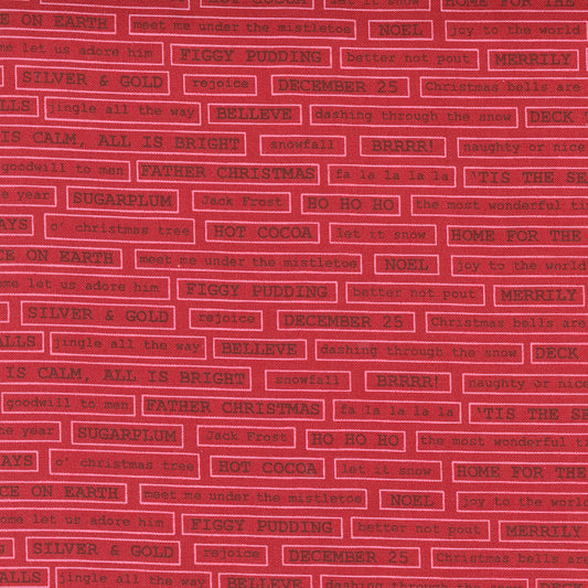 Christmas Morning | Cranberry Fa La La Blender Text Tonal