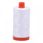 50wt Aurifil White Mako 100% Cotton Thread | 1422yds