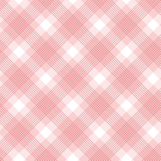 Falling In Love | Plaid Blush