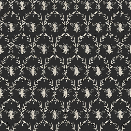 Honey Bee | Damask Black