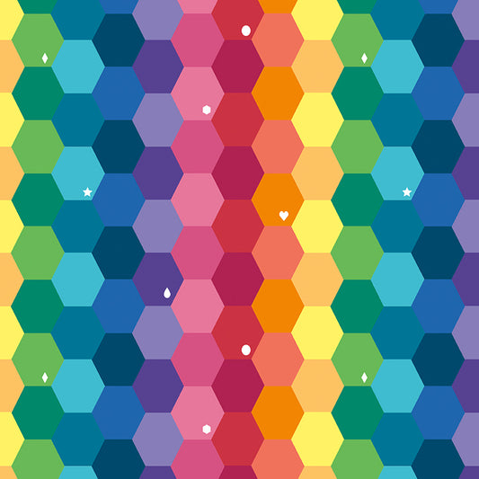 Imagine | Main Rainbow Hexagons