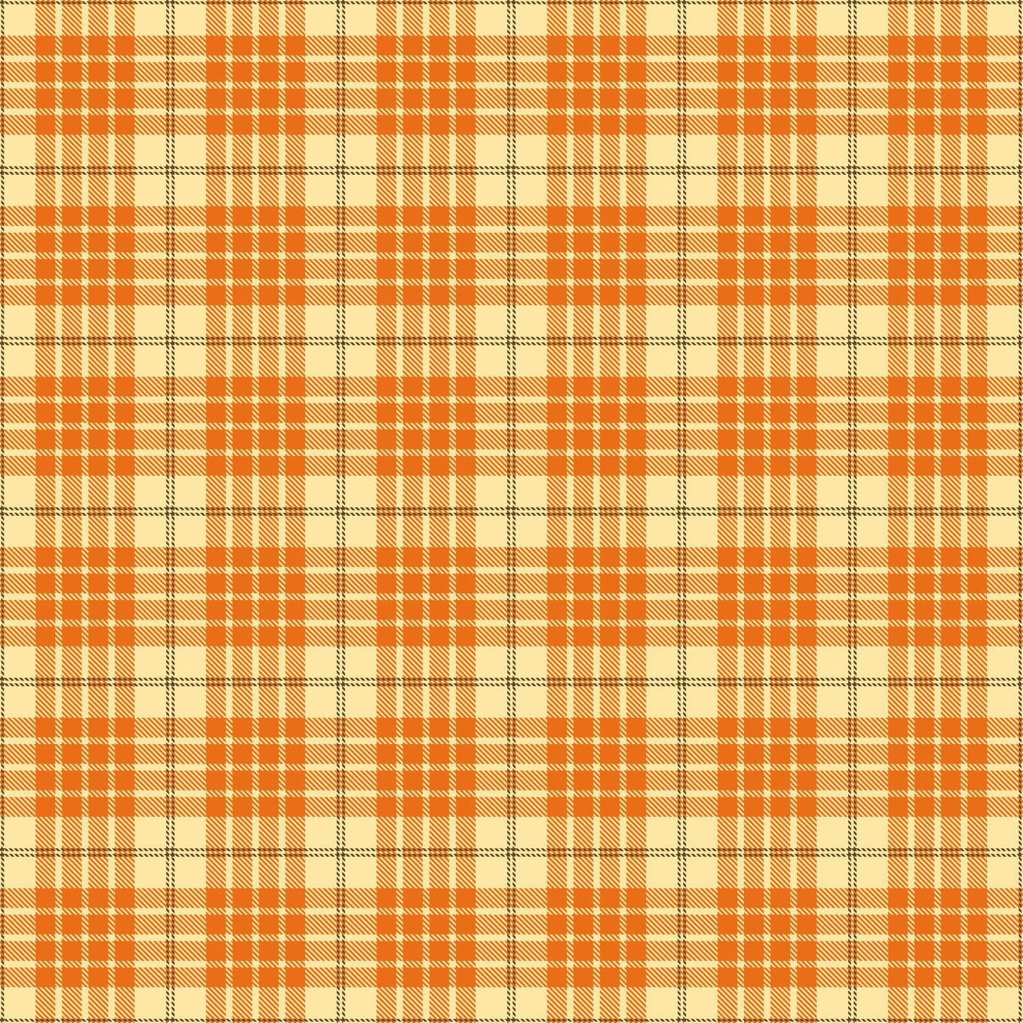 Awesome Autumn | Plaid Orange