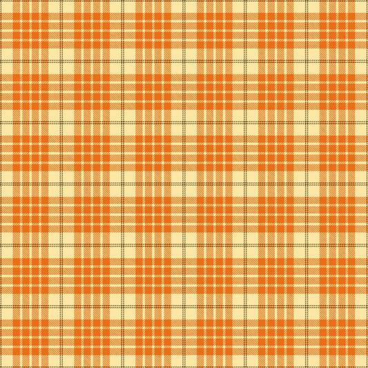 Awesome Autumn | Plaid Orange