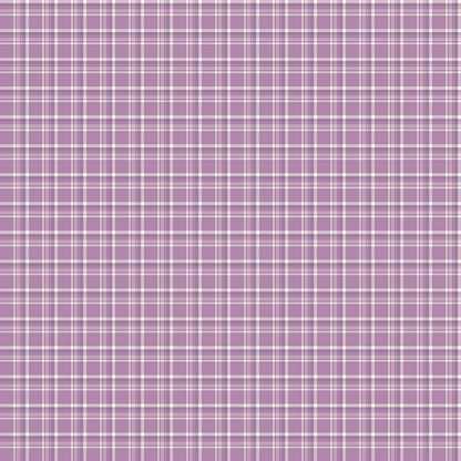 Hello Spring | Plaid Lavender