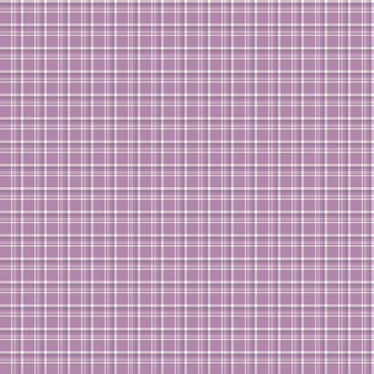 Hello Spring | Plaid Lavender