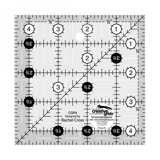 4-1/2in Square Quilt Ruler  | Creative Grids