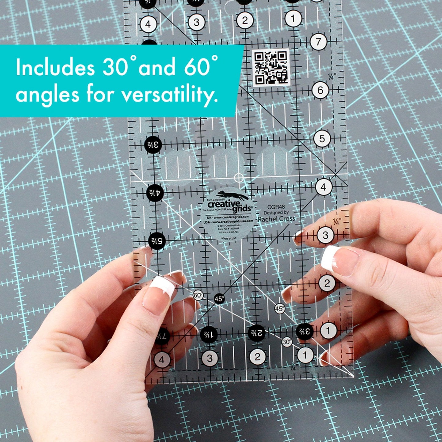 4.5" x 8.5" Quilt Ruler  | Creative Grids