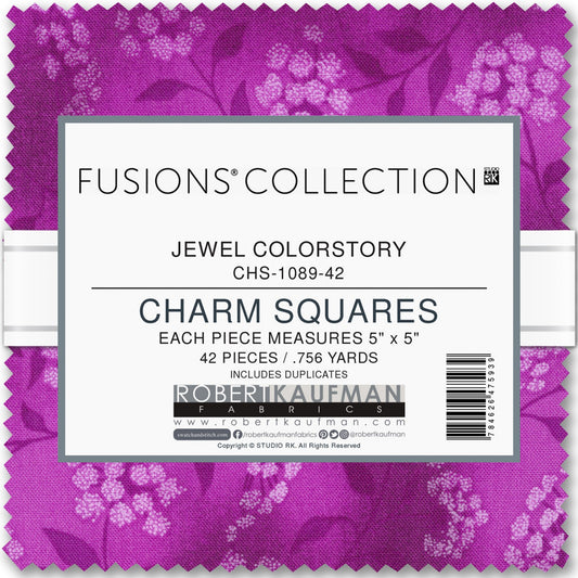 Fusions Collection - Jewel Colorstory |  5" Squares