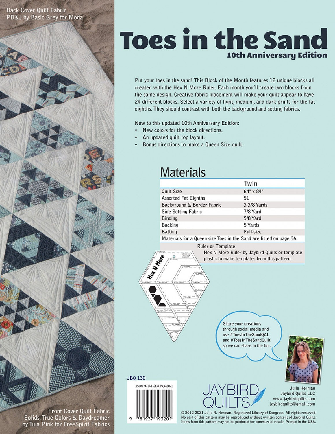 Toes in the Sand | Jaybird Quilts