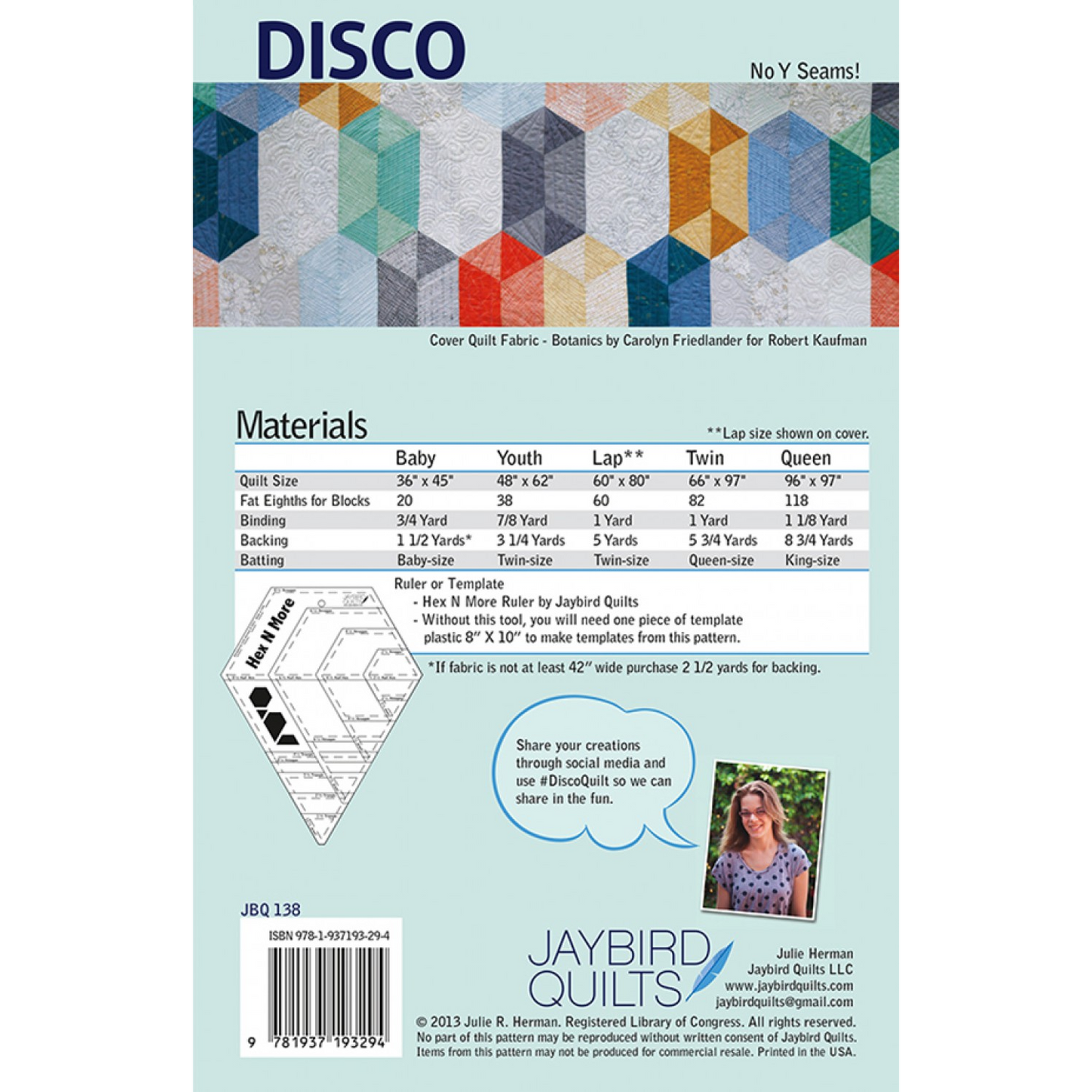 Disco | Jaybird Quilts
