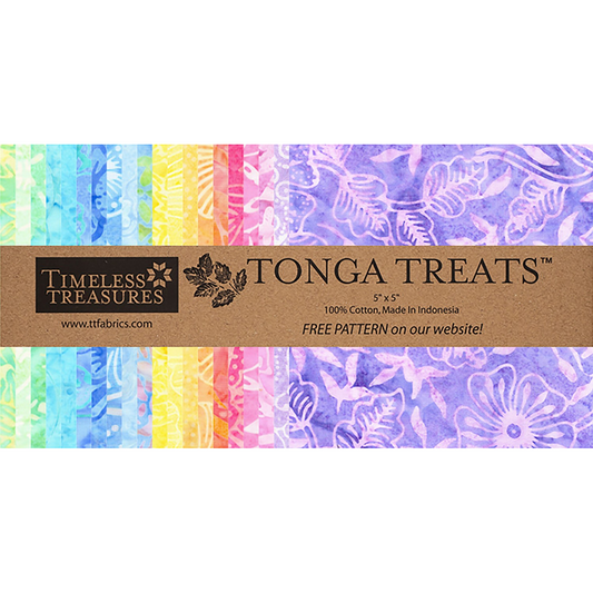 Tonga Treats Batiks | 5" Squares Flutter