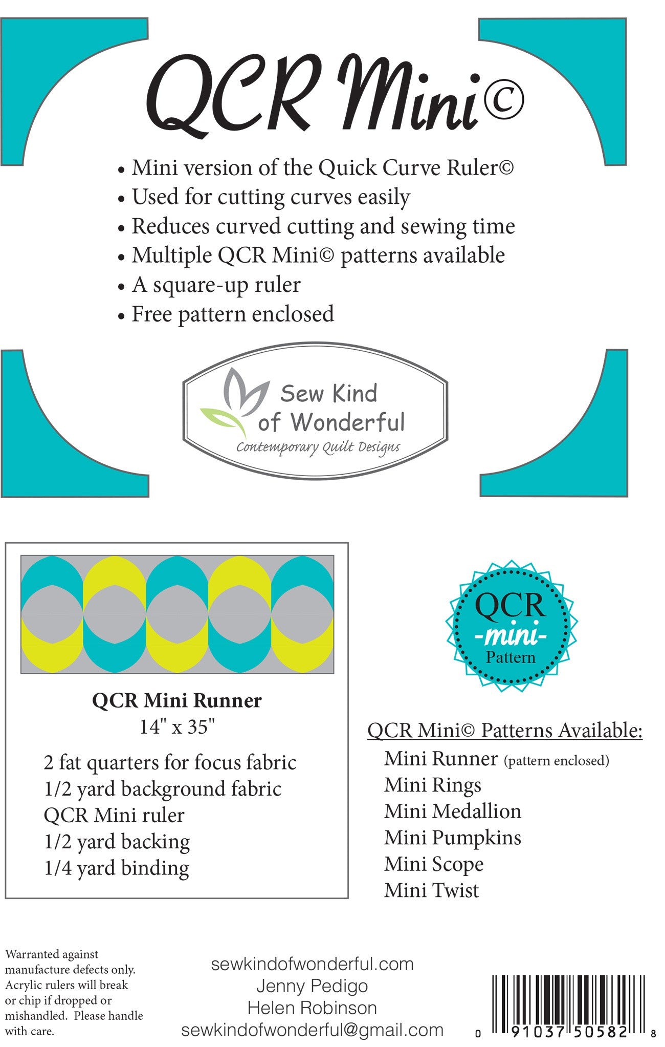 Quick Curve Ruler Mini | Sew Kind of Wonderful