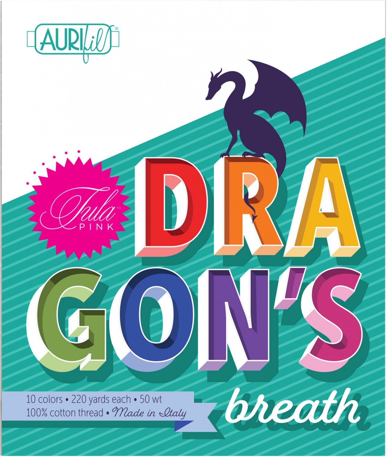 Dragon's Breath - Aurifil Thread Collection | Tula Pink