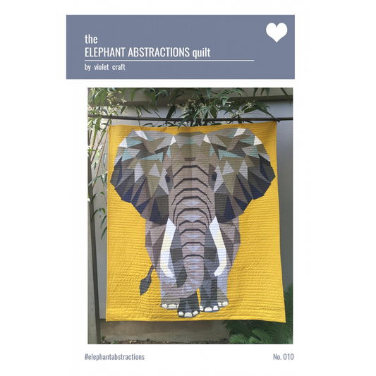Elephant Abstractions Quilt Pattern | Violet Craft